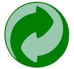Green recyling symbol
