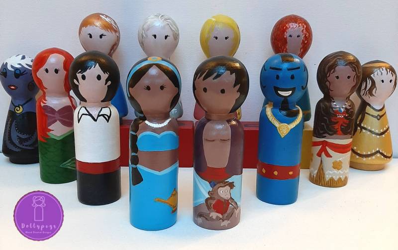 Fairytale Peg Dolls by DollyPegs