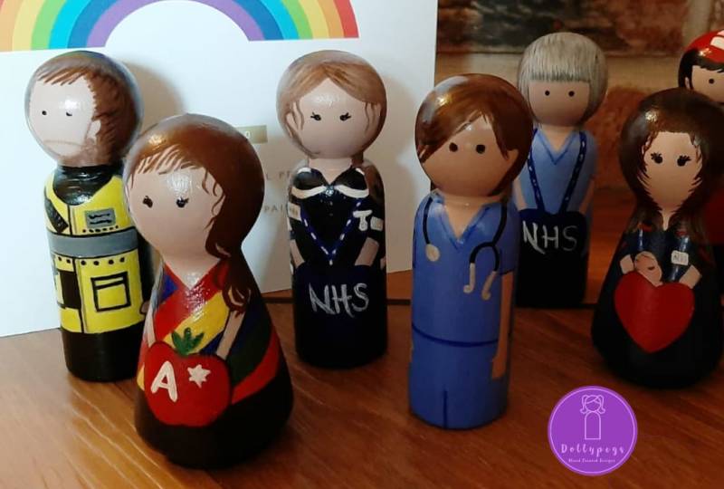 NHS and Key Workers Peg Dolls by DollyPegs