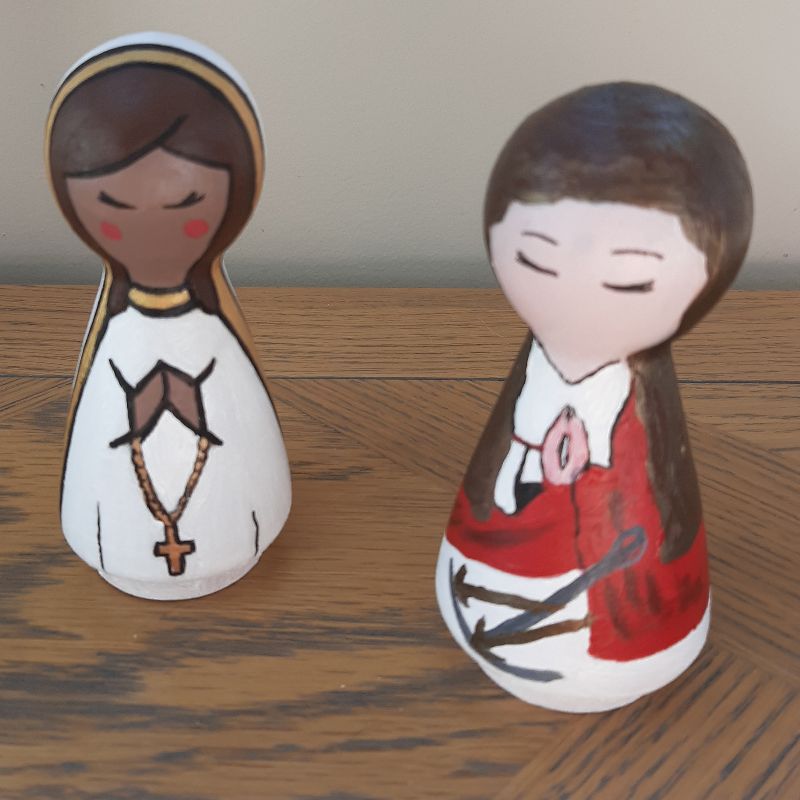 Praying Peg Dolls by DollyPegs