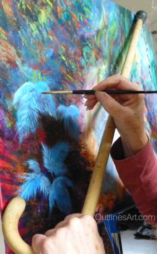 How to Steady Your Painting Hand Outlines Art Materials